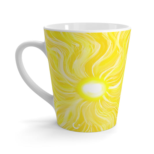 Latte Mug - Yellow Sun