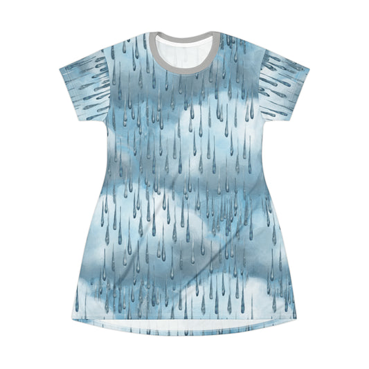 T-Shirt Dress - Stormy Weather