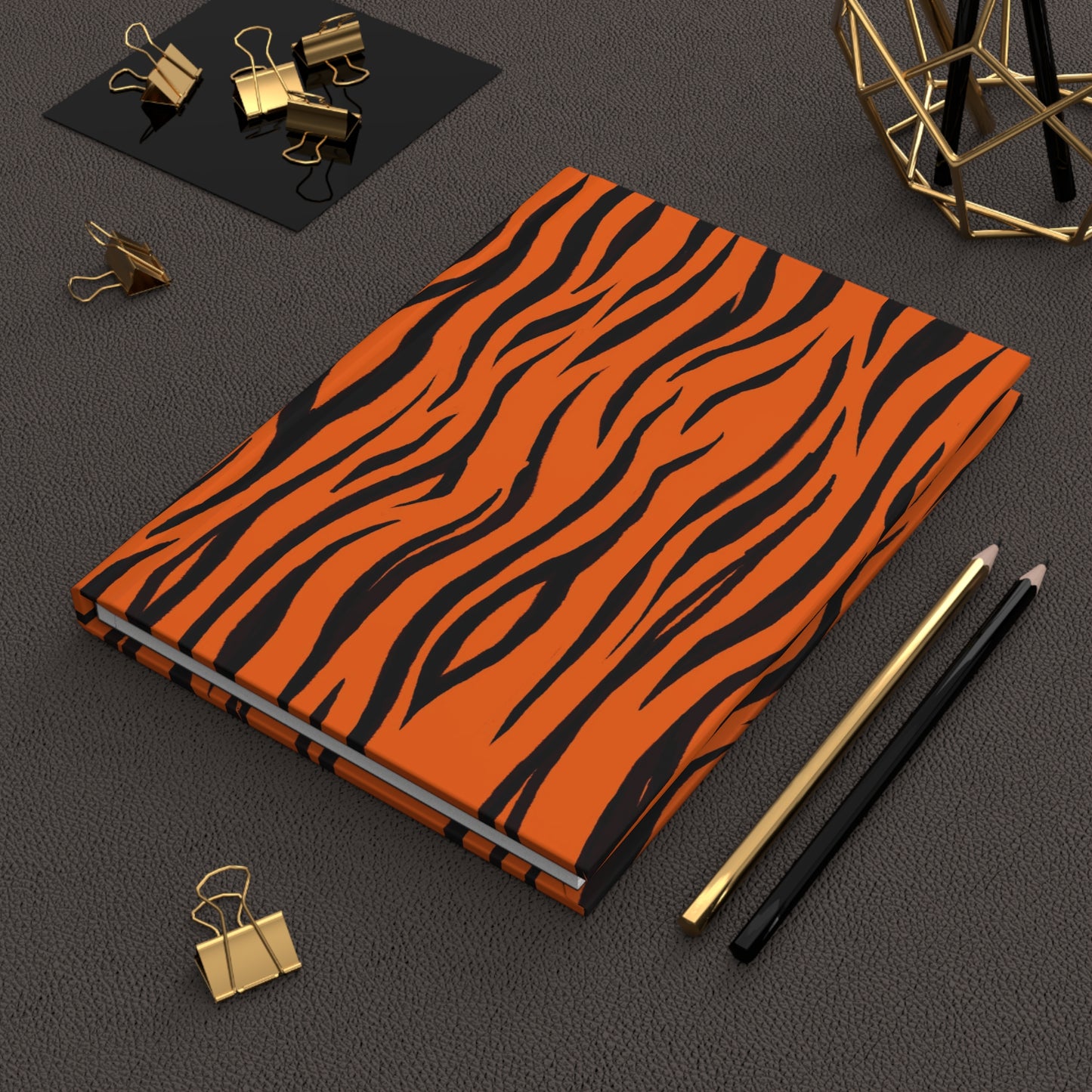 Hardcover Journal Matte - Tiger