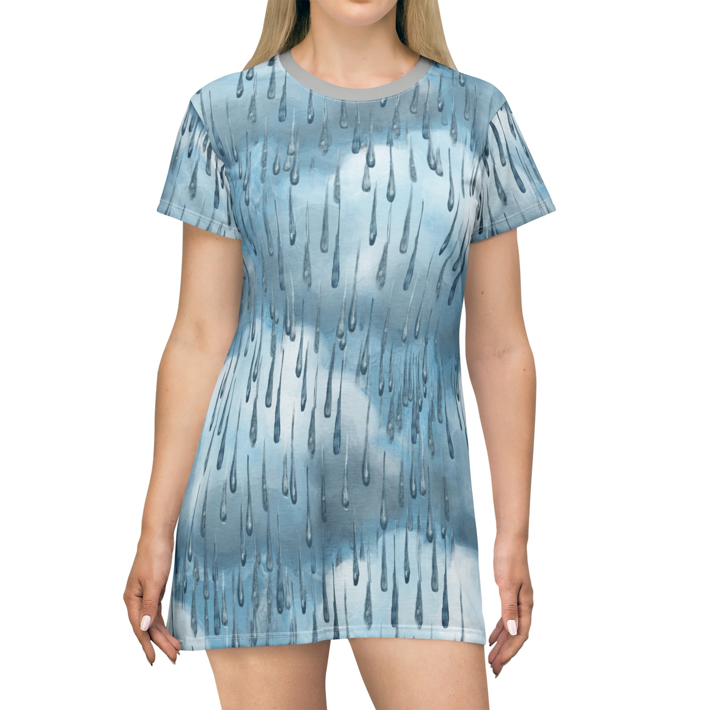 T-Shirt Dress - Stormy Weather