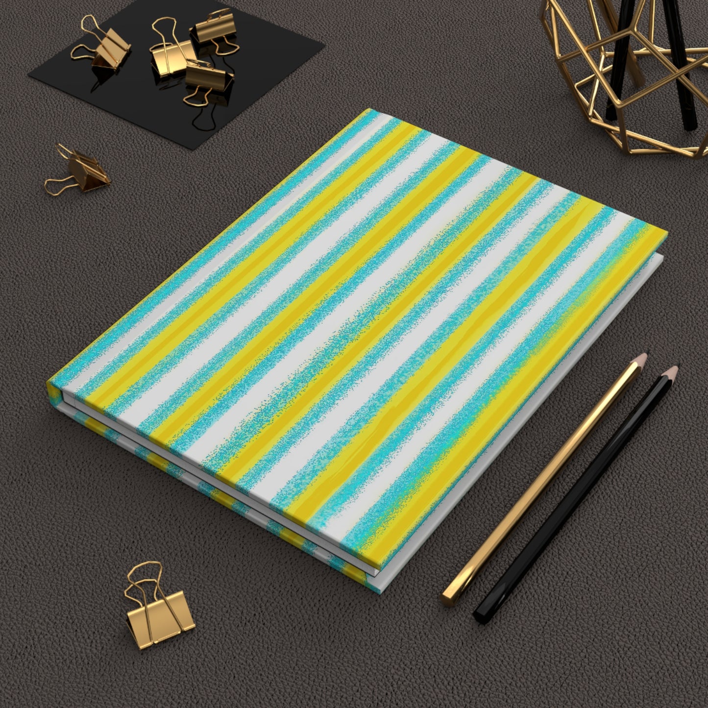 Hardcover Journal Matte - Stripes