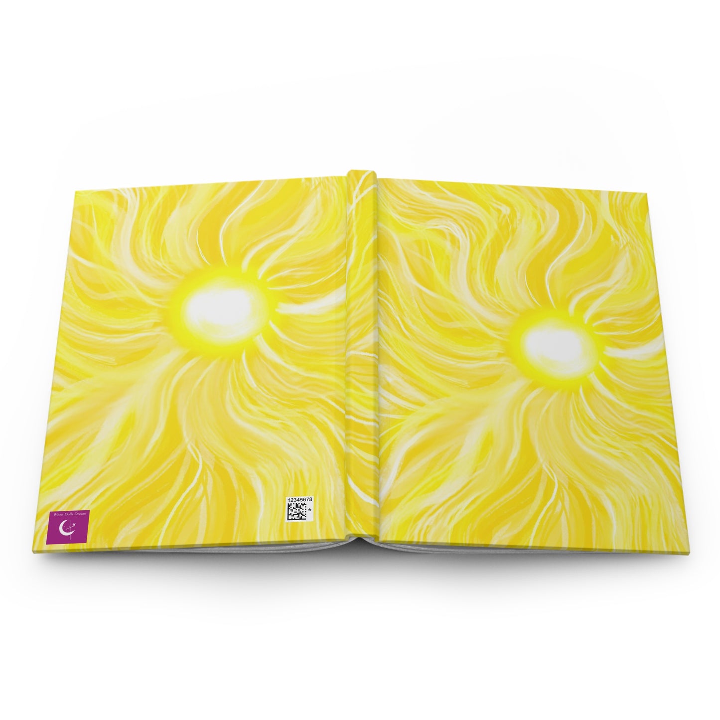 Hardcover Journal Matte - Yellow Sun