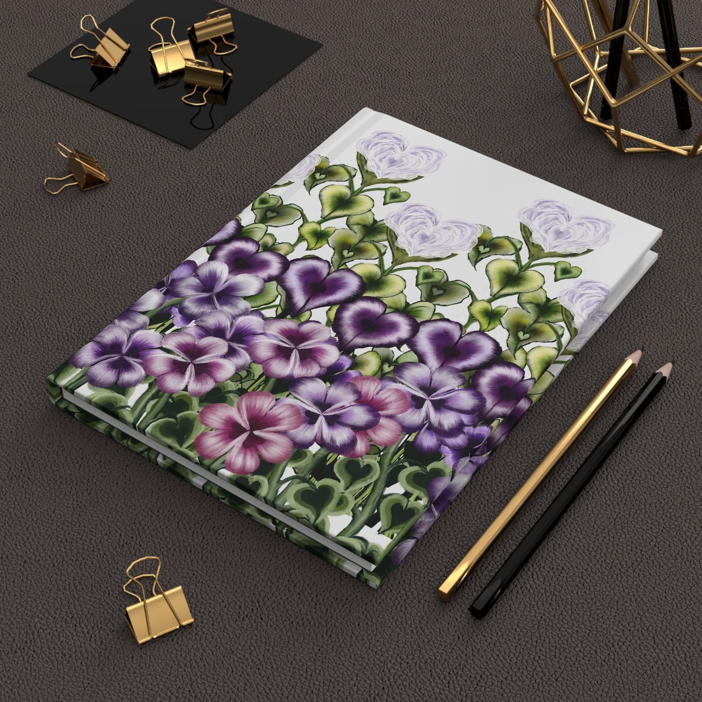 Hardcover Journal Matte - Sweetheart Garden