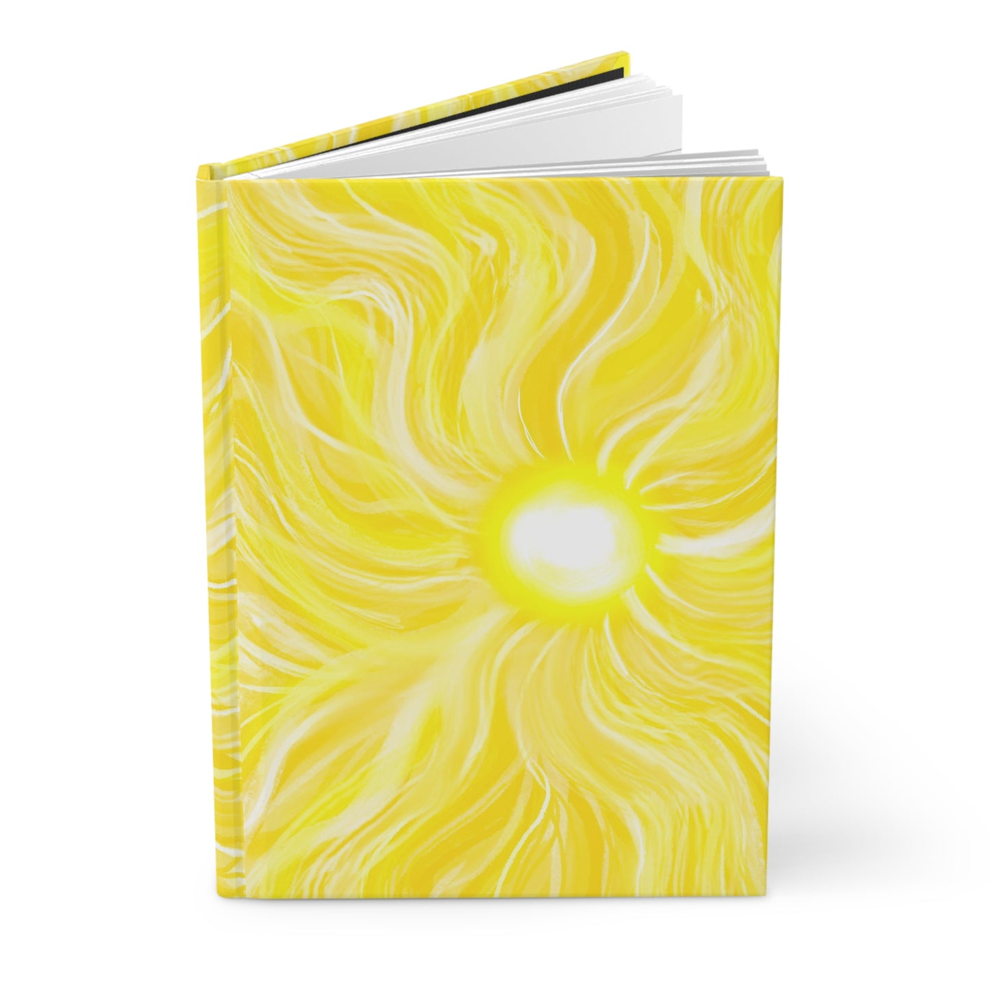 Hardcover Journal Matte - Yellow Sun