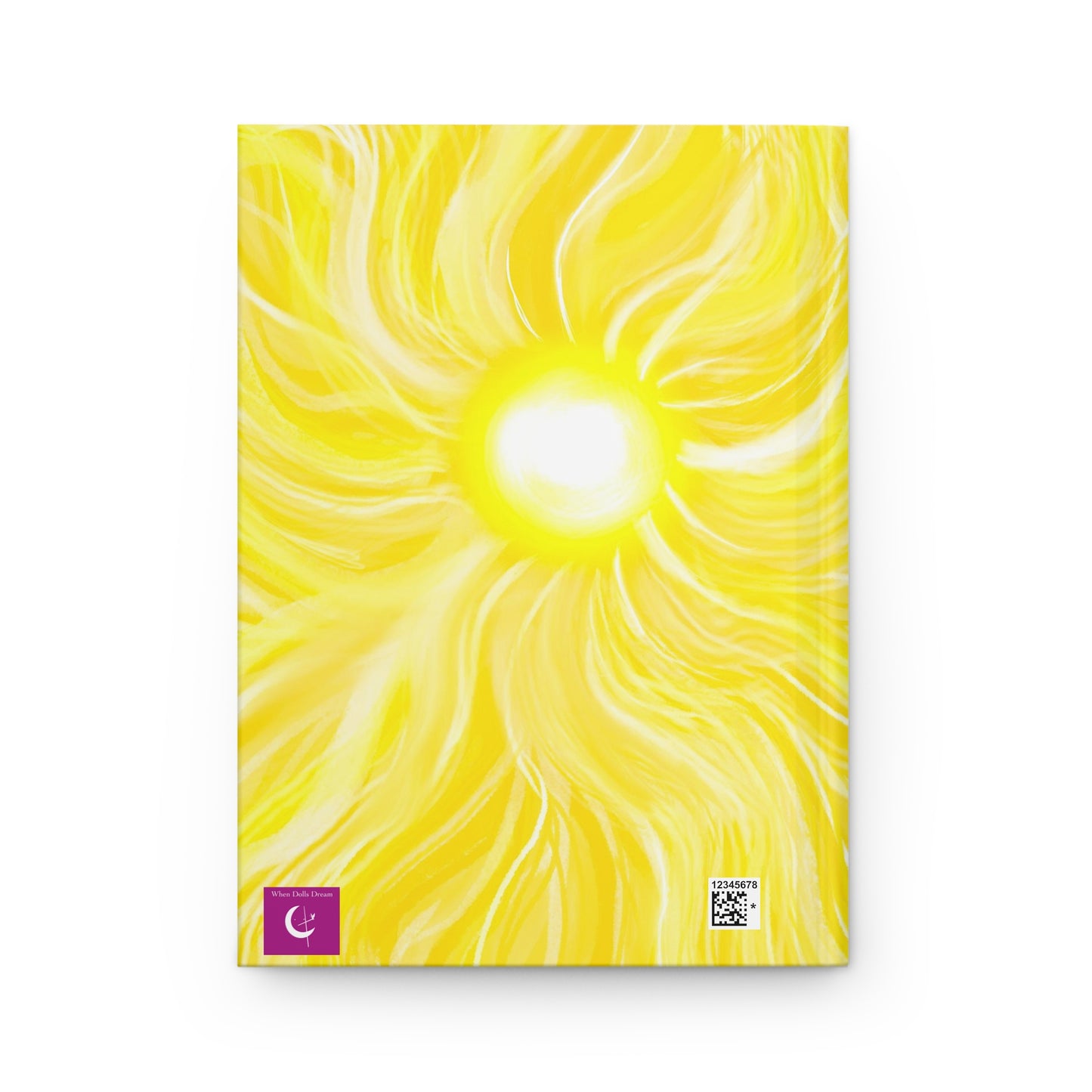 Hardcover Journal Matte - Yellow Sun