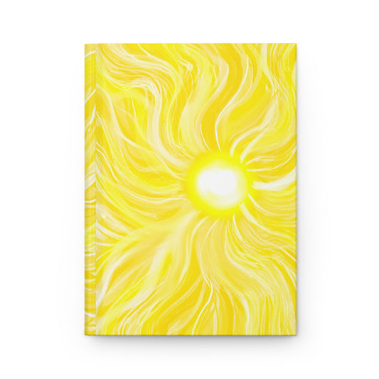 Hardcover Journal Matte - Yellow Sun