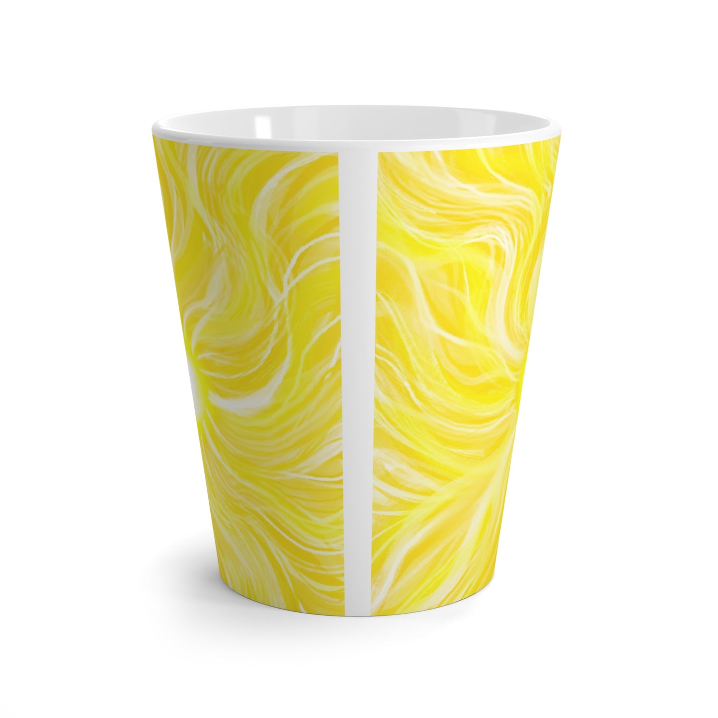 Latte Mug - Yellow Sun